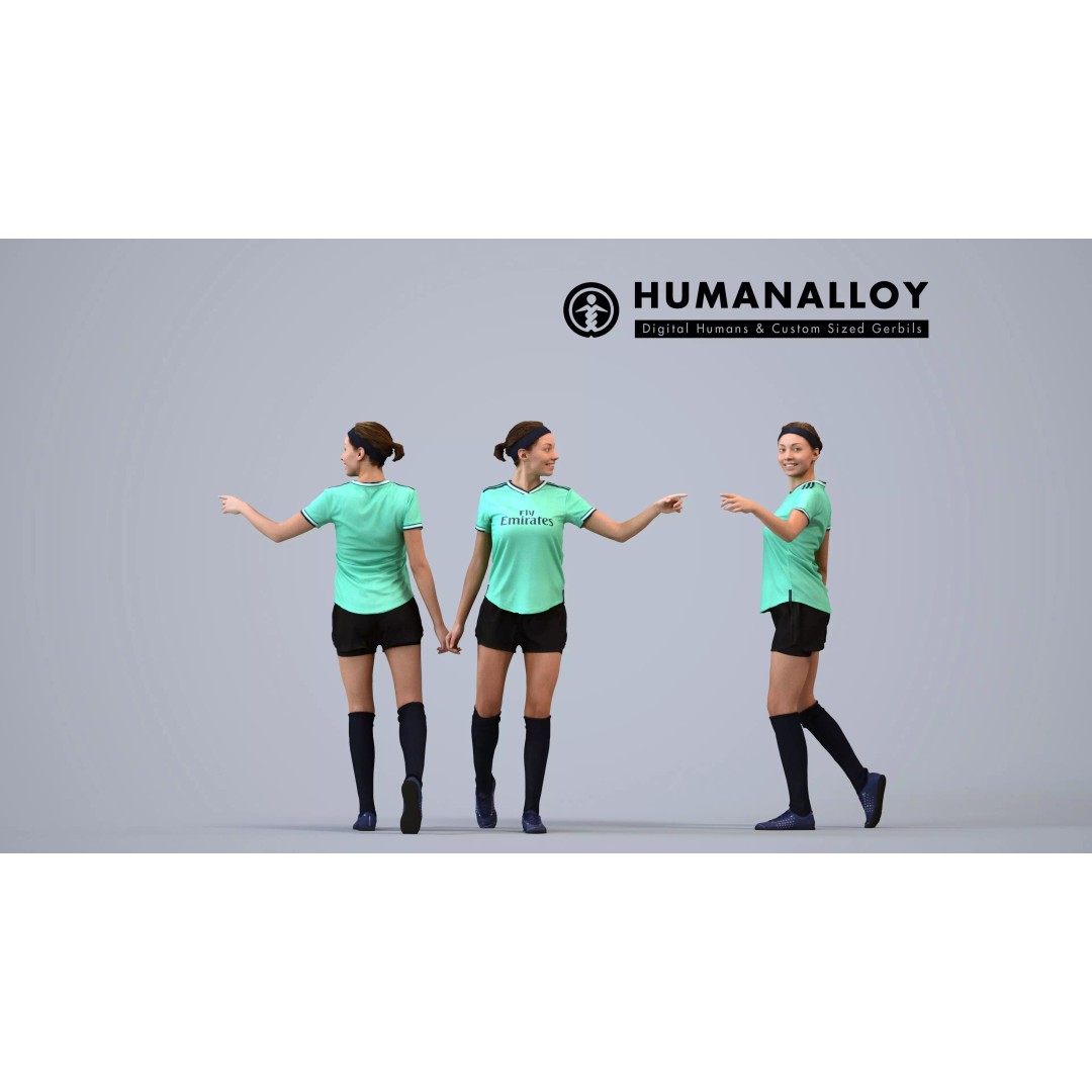 Basics0509 3D Model – Sport Character Set, FBX, PBR Textures - View 3