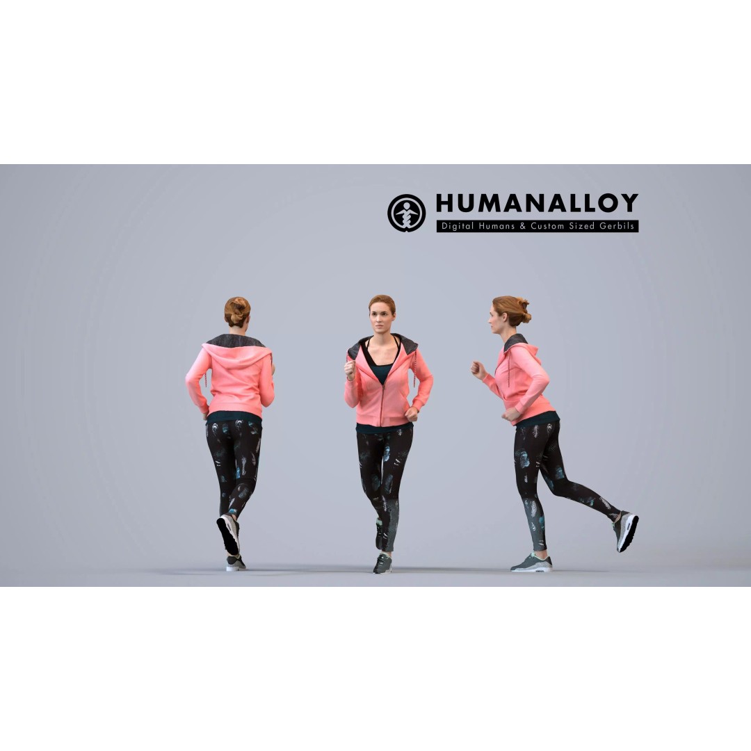 Basics0509 3D Model – Sport Character Set, FBX, PBR Textures - View 6