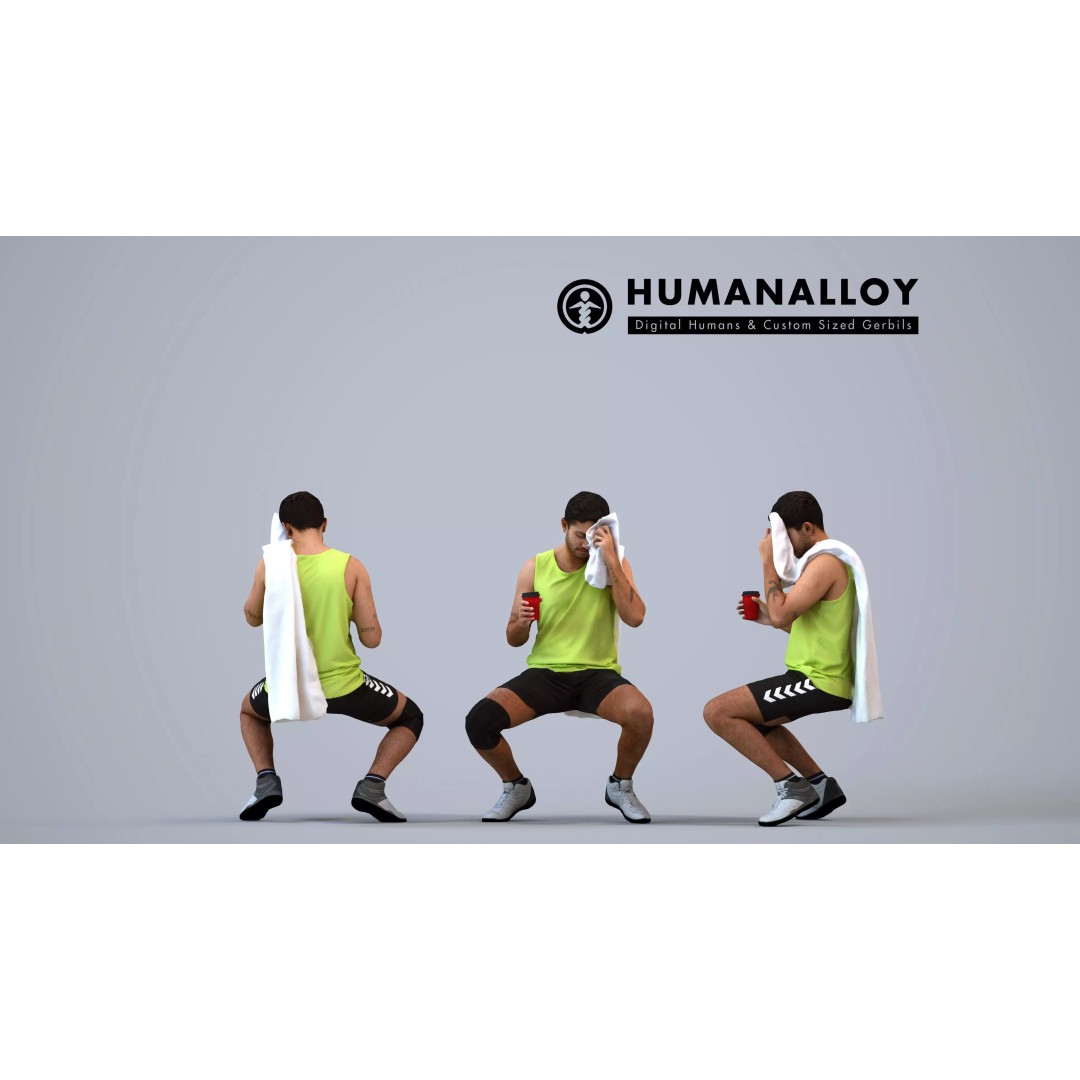 Basics0509 3D Model – Sport Character Set, FBX, PBR Textures - View 9
