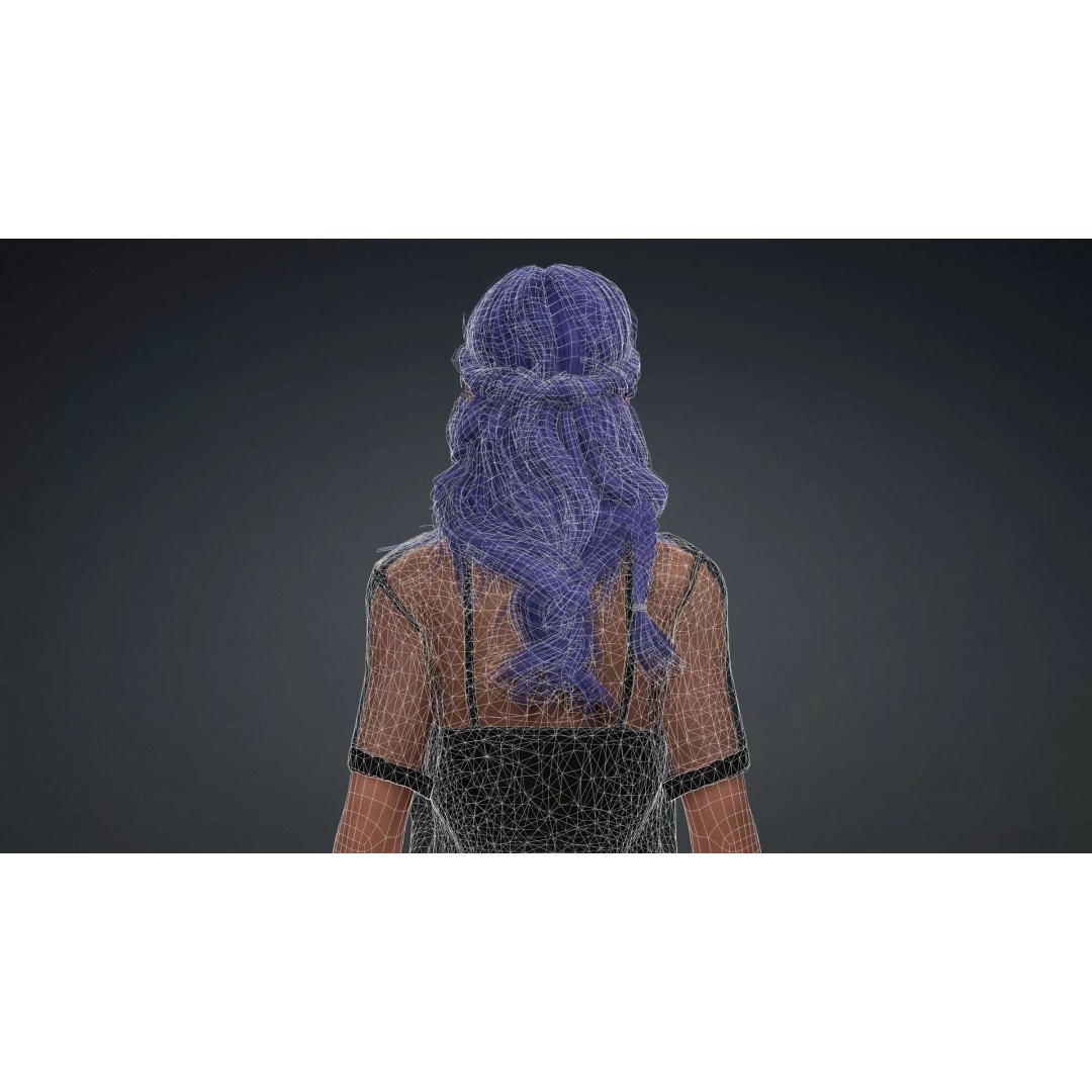 Female Character 3D Model – Realistic Rigged Asset for Animation - View 17