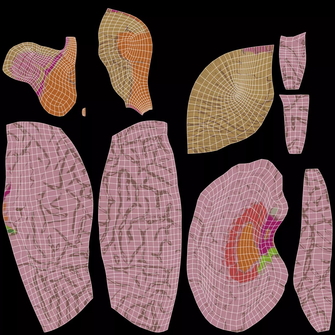 Brain 3D Model – Educational Anatomy with Cross-Section, Blender - View 10