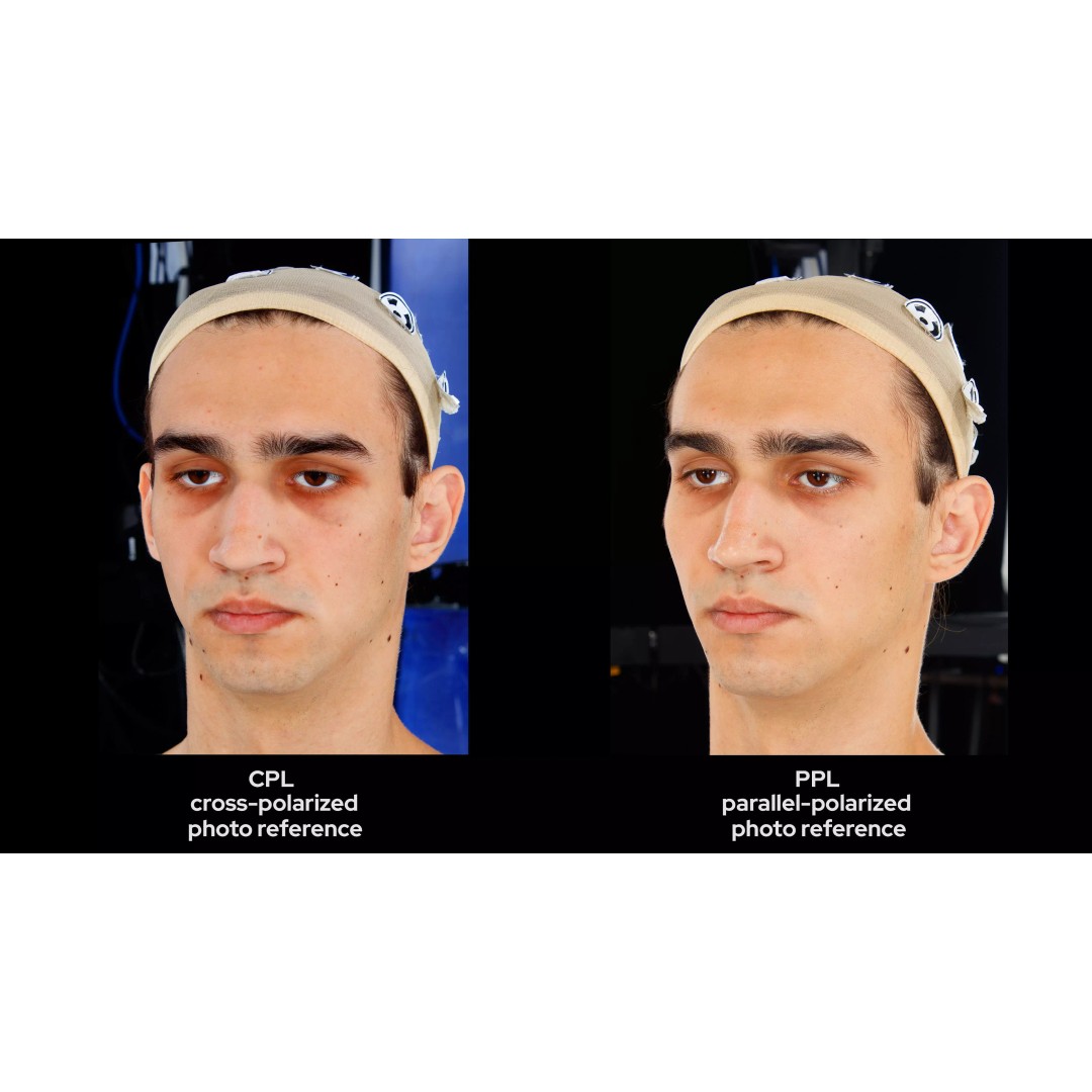 European Male 30s Head Scan 3D Model – High Poly Photogrammetry Asset, FBX - View 4