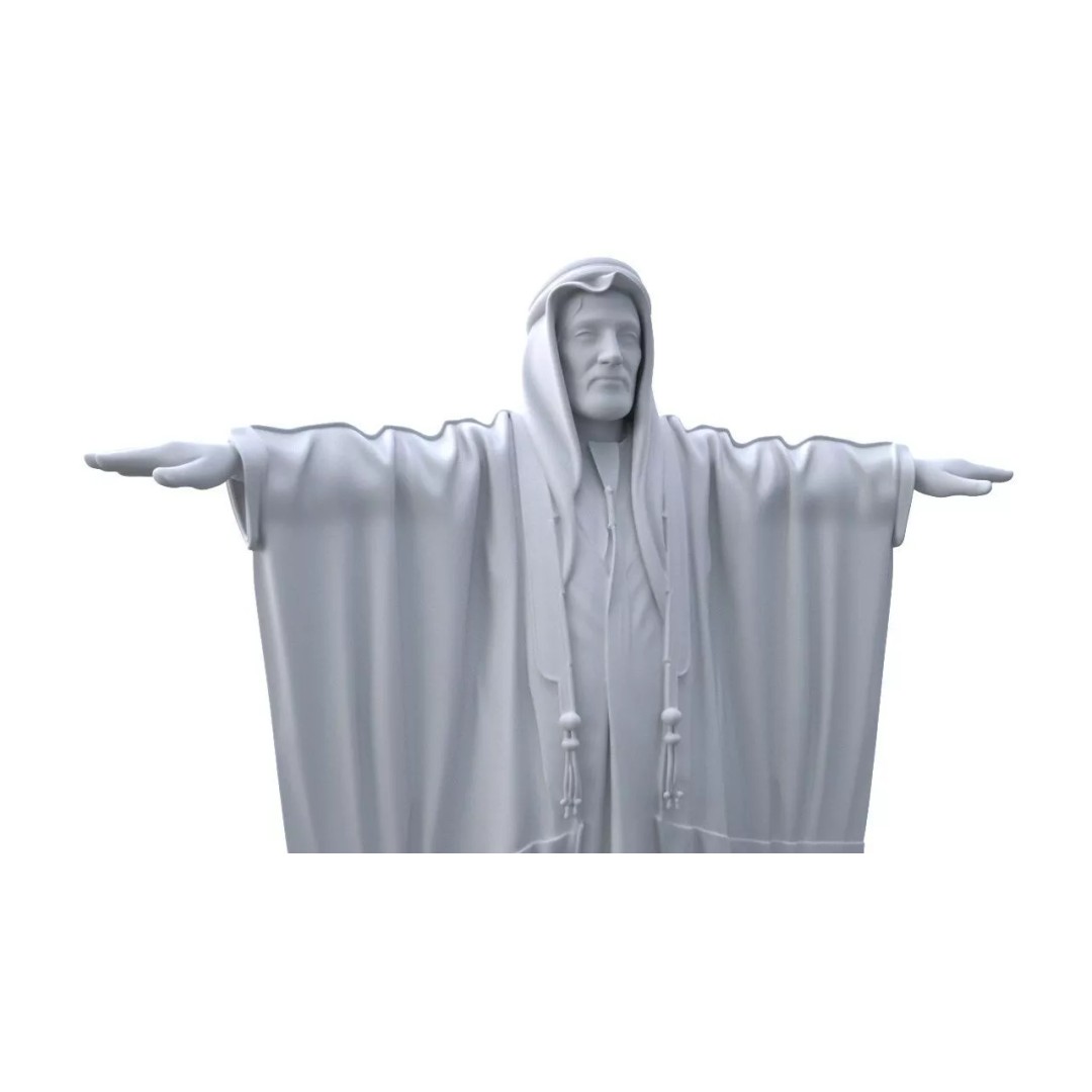 Arab Man 3D Model – Low Poly Character T-Pose for Animation, FBX - View 7