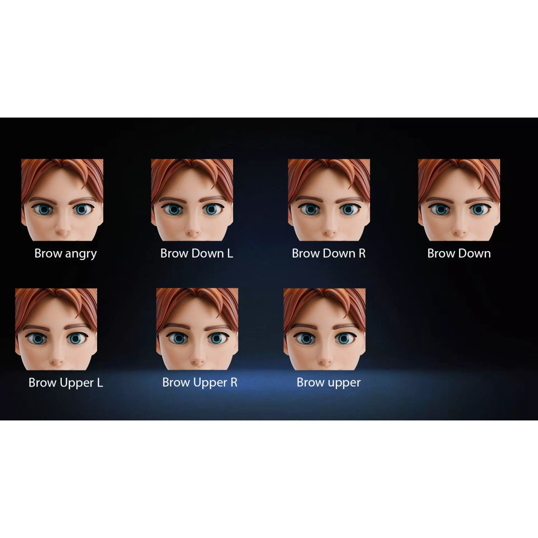 Blaze Carter 3D Model – Stylized Low Poly Game Character, Rigged - View 5