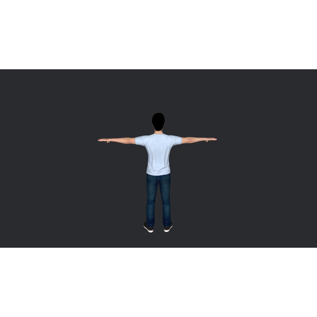 Tom Morton 3D Model – Hyper Realistic Rigged Character with Outfits - View 11