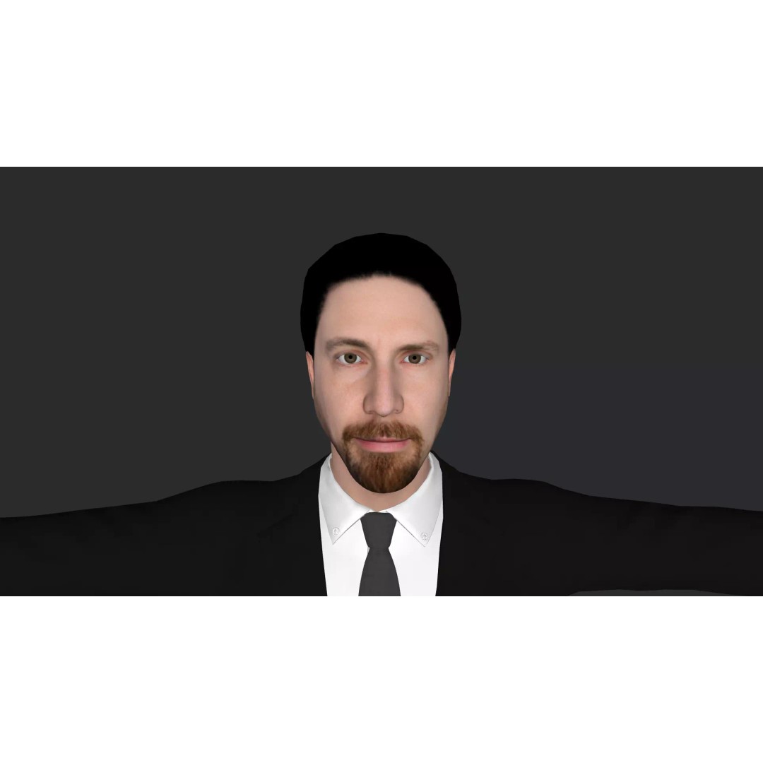 Tom Morton 3D Model – Hyper Realistic Rigged Character with Outfits - View 2