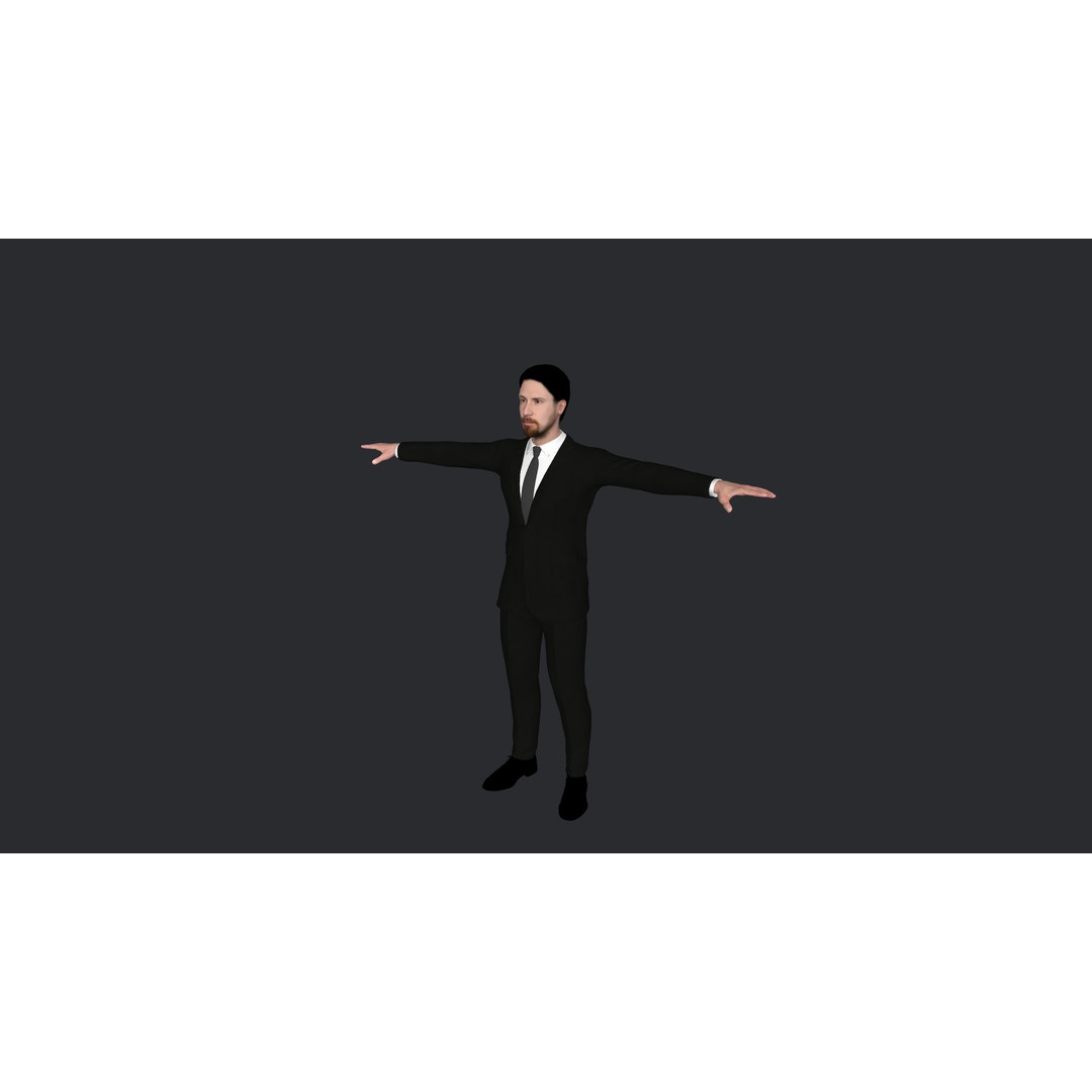 Tom Morton 3D Model – Hyper Realistic Rigged Character with Outfits - View 5