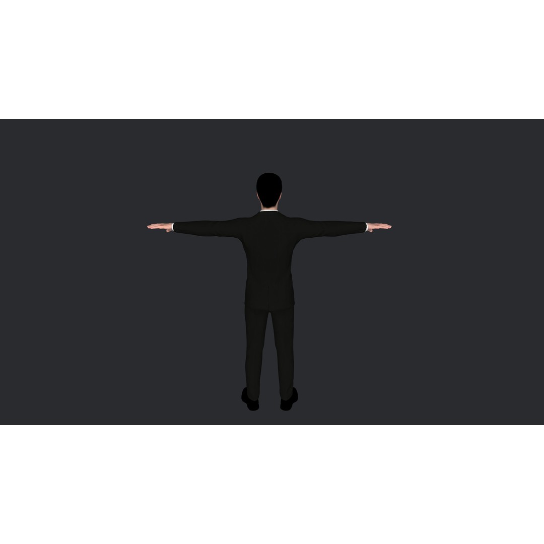 Tom Morton 3D Model – Hyper Realistic Rigged Character with Outfits - View 6