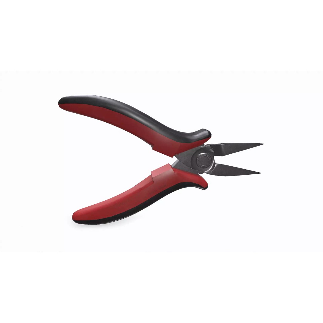 Nose Pliers 3D Model – Low-Poly PBR Game Asset, FBX, OBJ, Blender - View 13