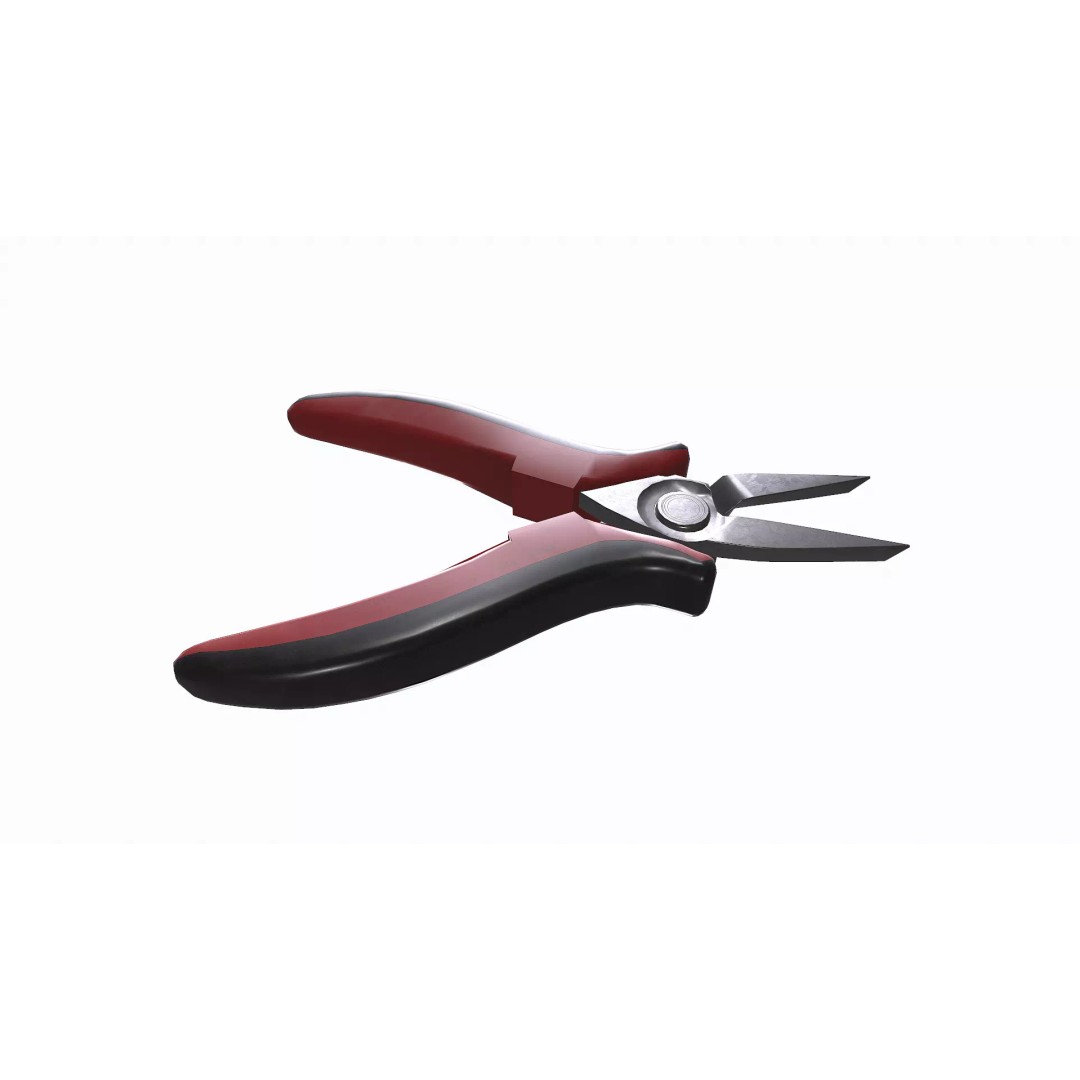 Nose Pliers 3D Model – Low-Poly PBR Game Asset, FBX, OBJ, Blender - View 15
