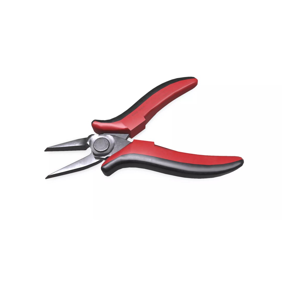 Nose Pliers 3D Model – Low-Poly PBR Game Asset, FBX, OBJ, Blender - View 2