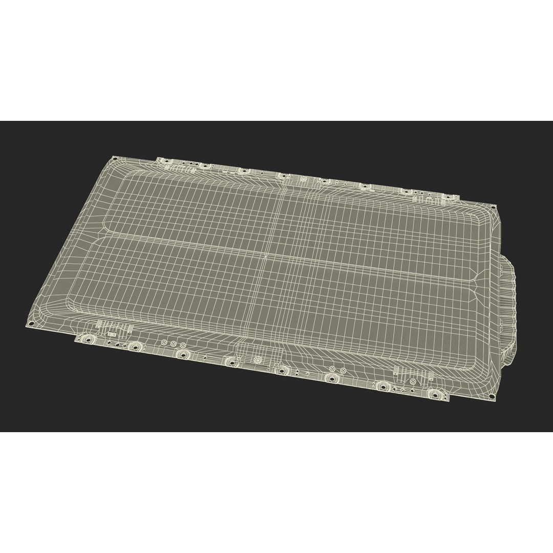 Tesla Cybertruck Battery Pack 3D Model – High Poly PBR Asset, FBX, OBJ - View 27