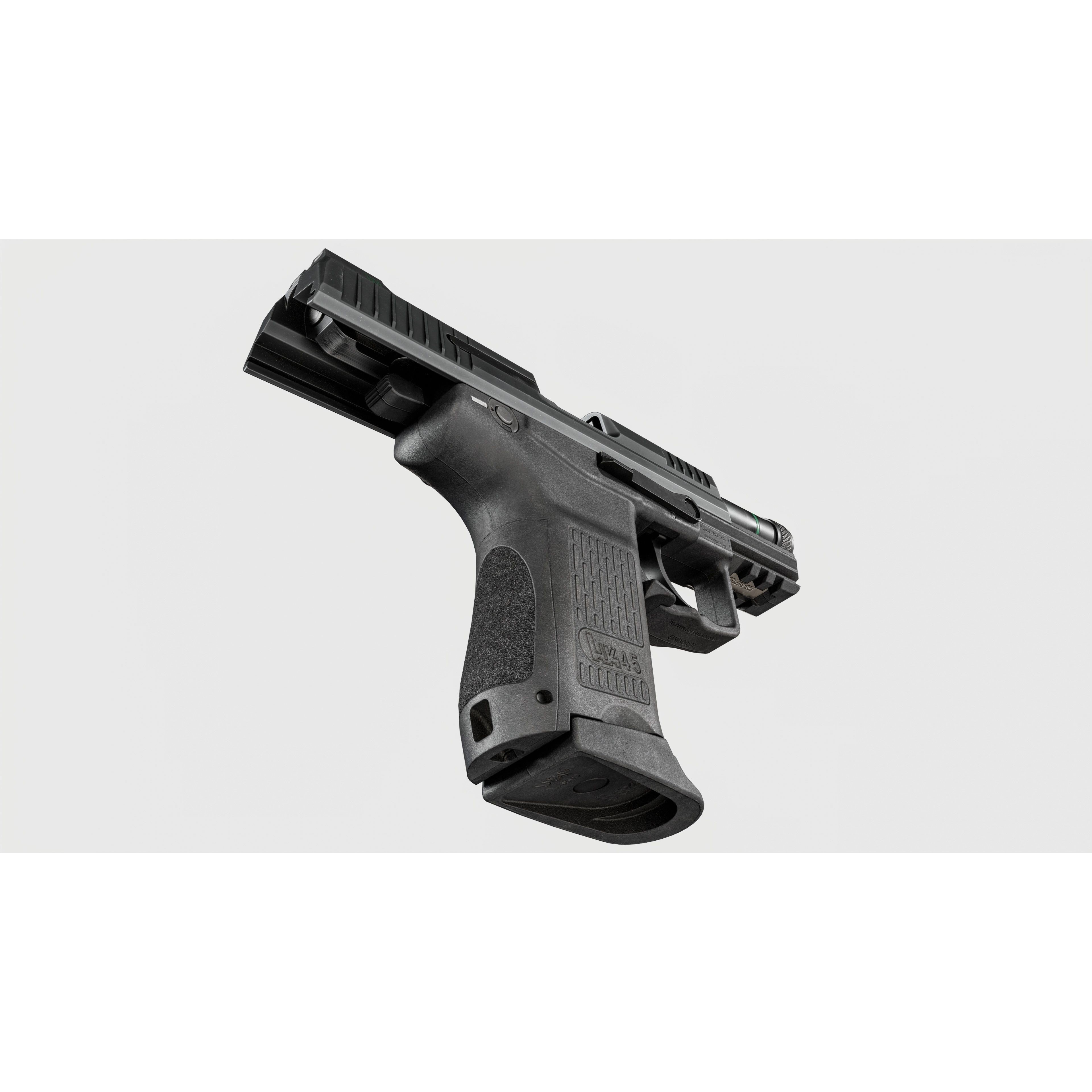 Heckler and Koch HK45 Compact Tactical - Low-Poly Game-Ready 3D Model - View 19