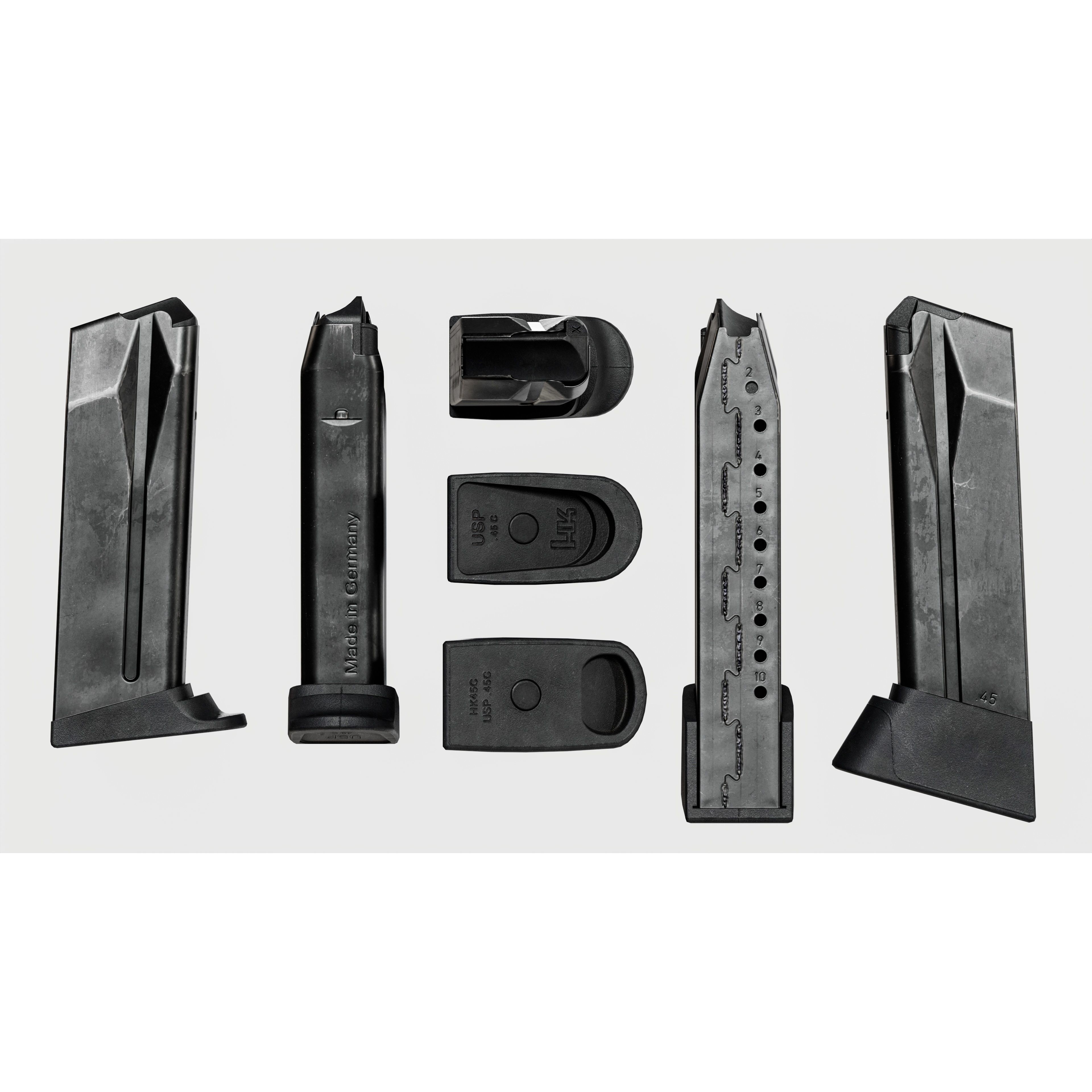 Heckler and Koch HK45 Compact Tactical - Low-Poly Game-Ready 3D Model - View 24