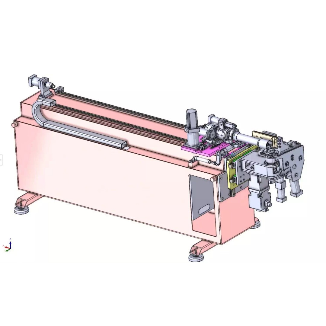 CNC 5 Axis Tube Bending Machine 3D Model – Precision Industrial Fabrication - View 3