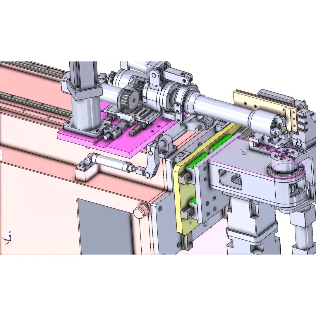 CNC 5 Axis Tube Bending Machine 3D Model – Precision Industrial Fabrication - View 5