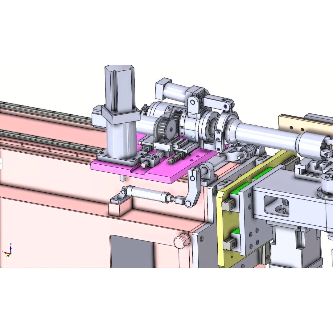 CNC 5 Axis Tube Bending Machine 3D Model – Precision Industrial Fabrication - View 6