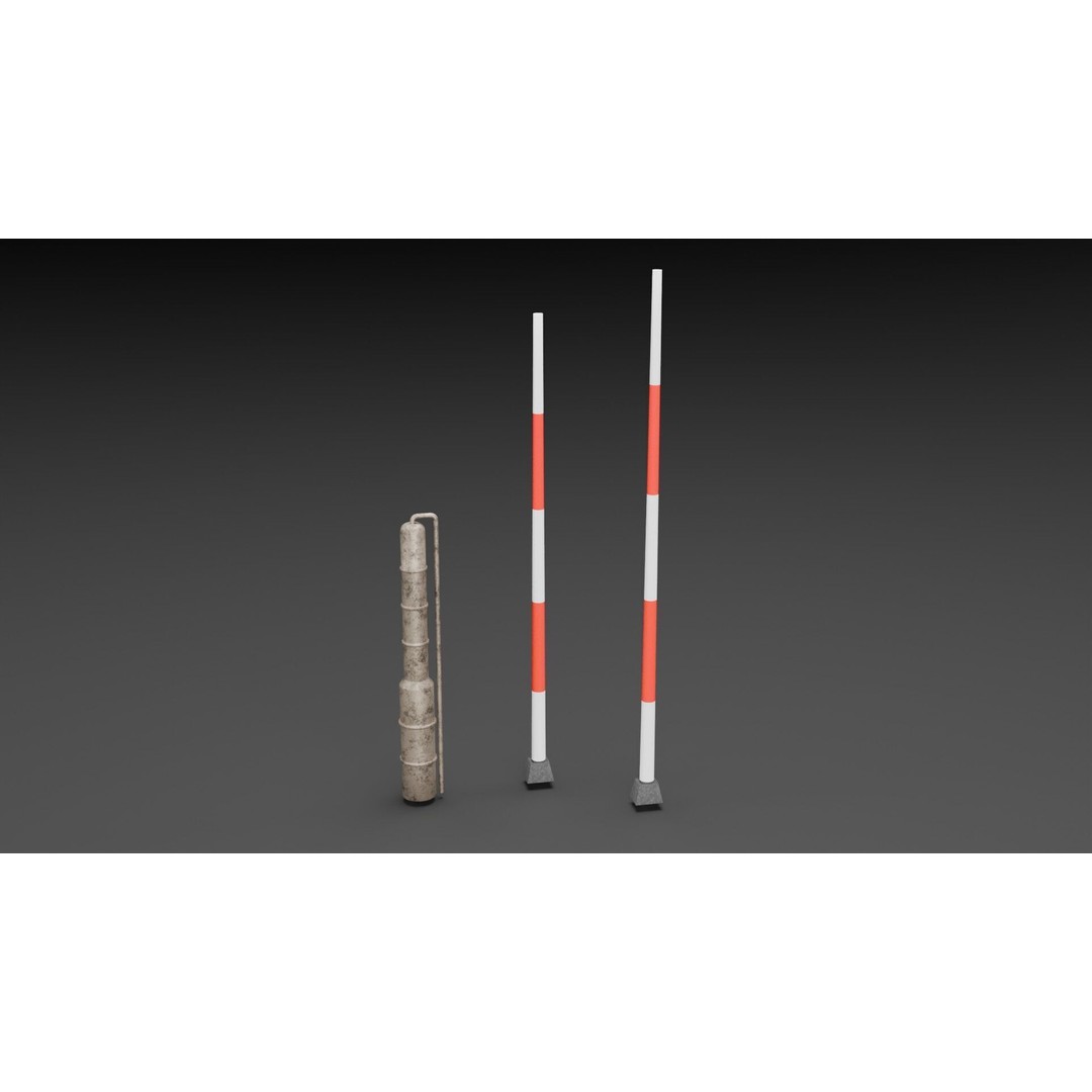 Refinery Industrial Props 3D Model – Low Poly Game Ready Asset, FBX, Blender - View 11