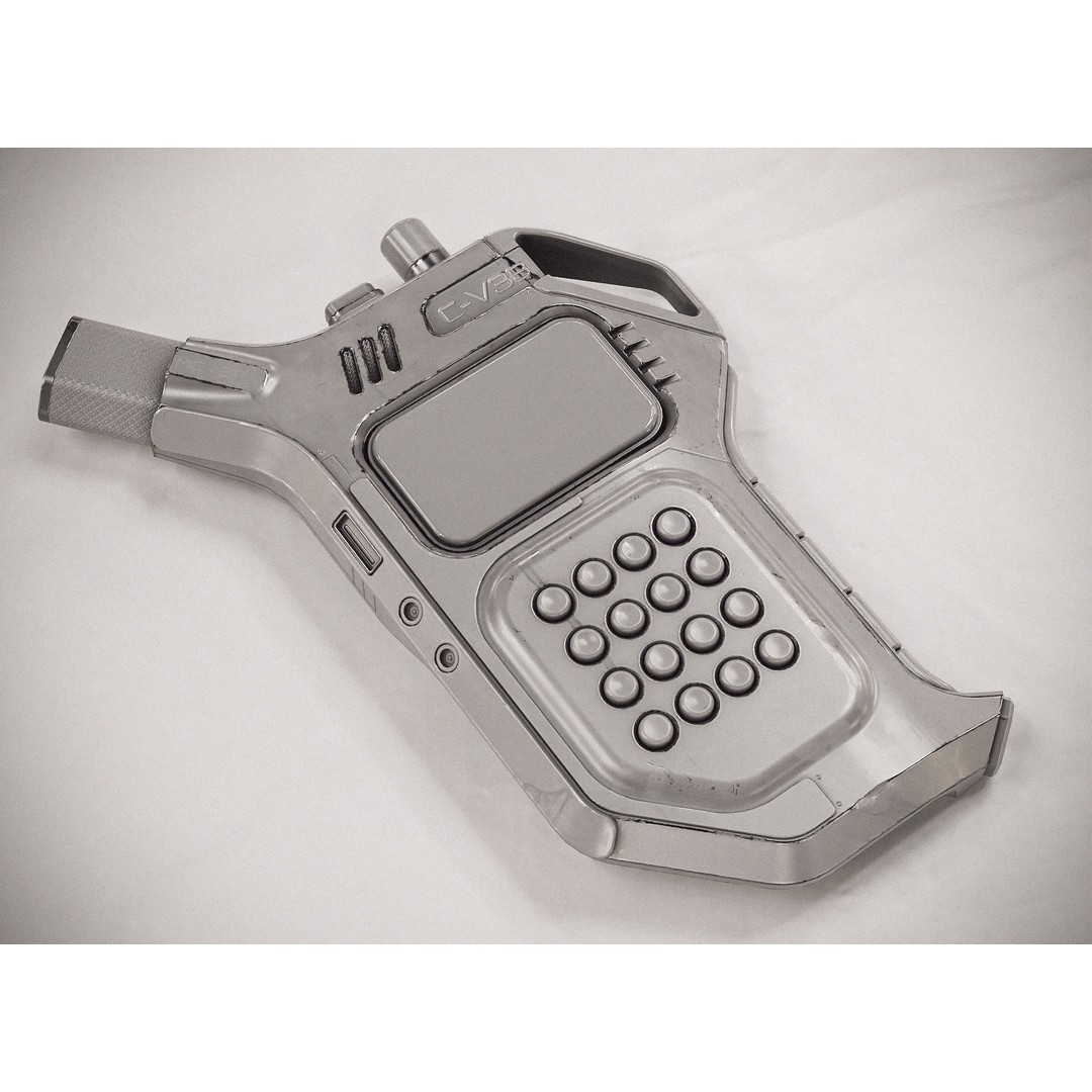 Sci-fi Controller 3D Model – Low Poly PBR Game Asset, FBX - View 15