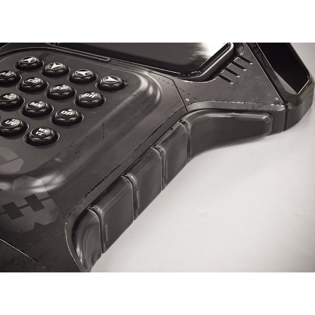 Sci-fi Controller 3D Model – Low Poly PBR Game Asset, FBX - View 7
