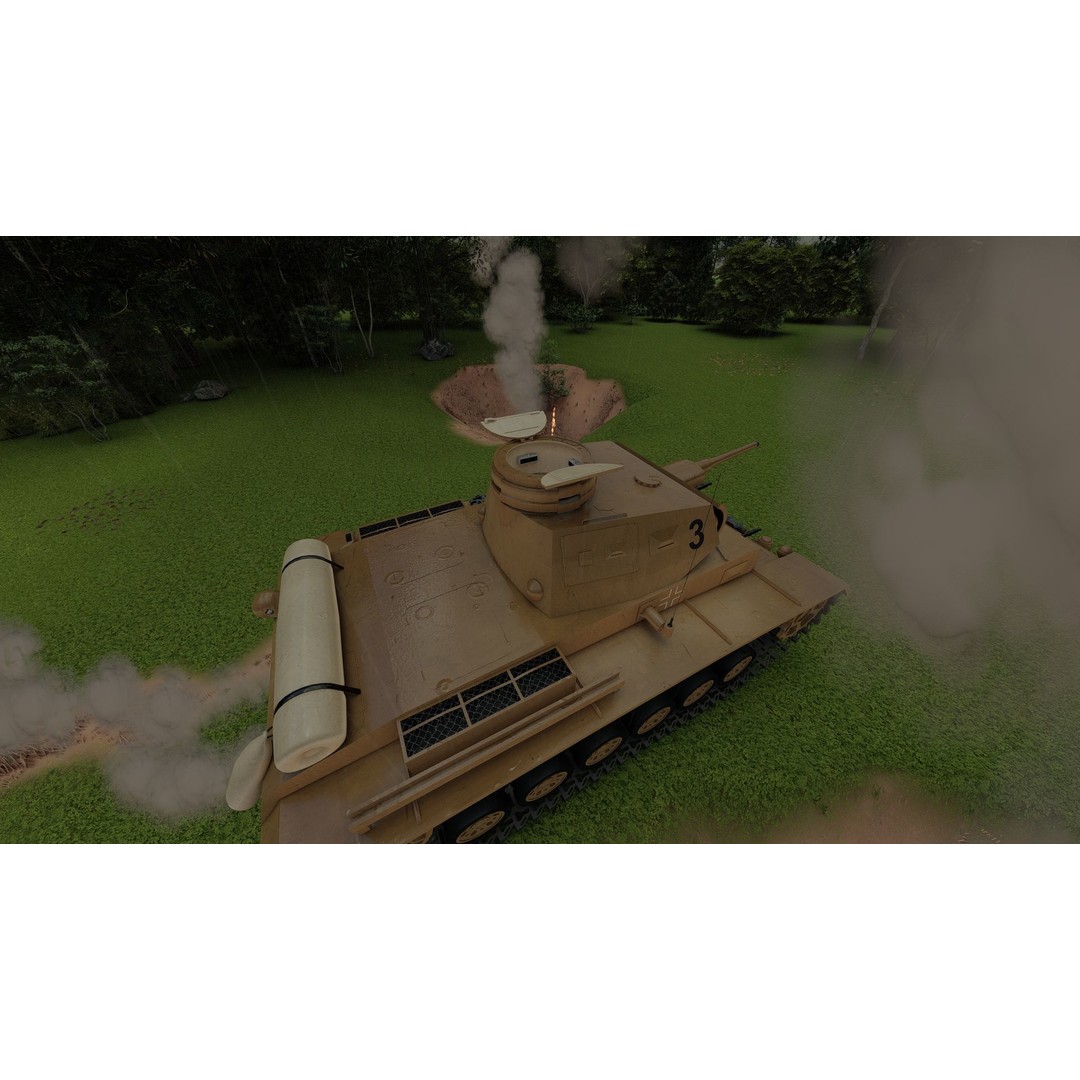 Panzer III 3D Model – Detailed Military Vehicle with Interior - View 19
