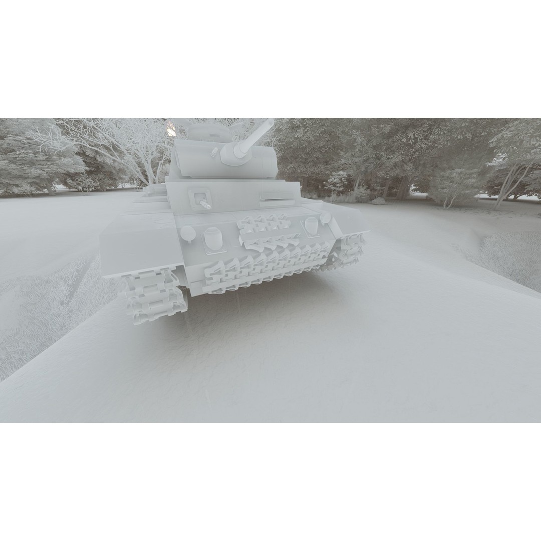 Panzer III 3D Model – Detailed Military Vehicle with Interior - View 22