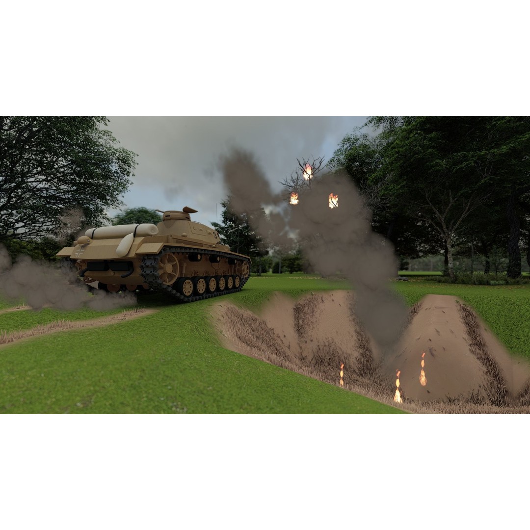 Panzer III 3D Model – Detailed Military Vehicle with Interior - View 4