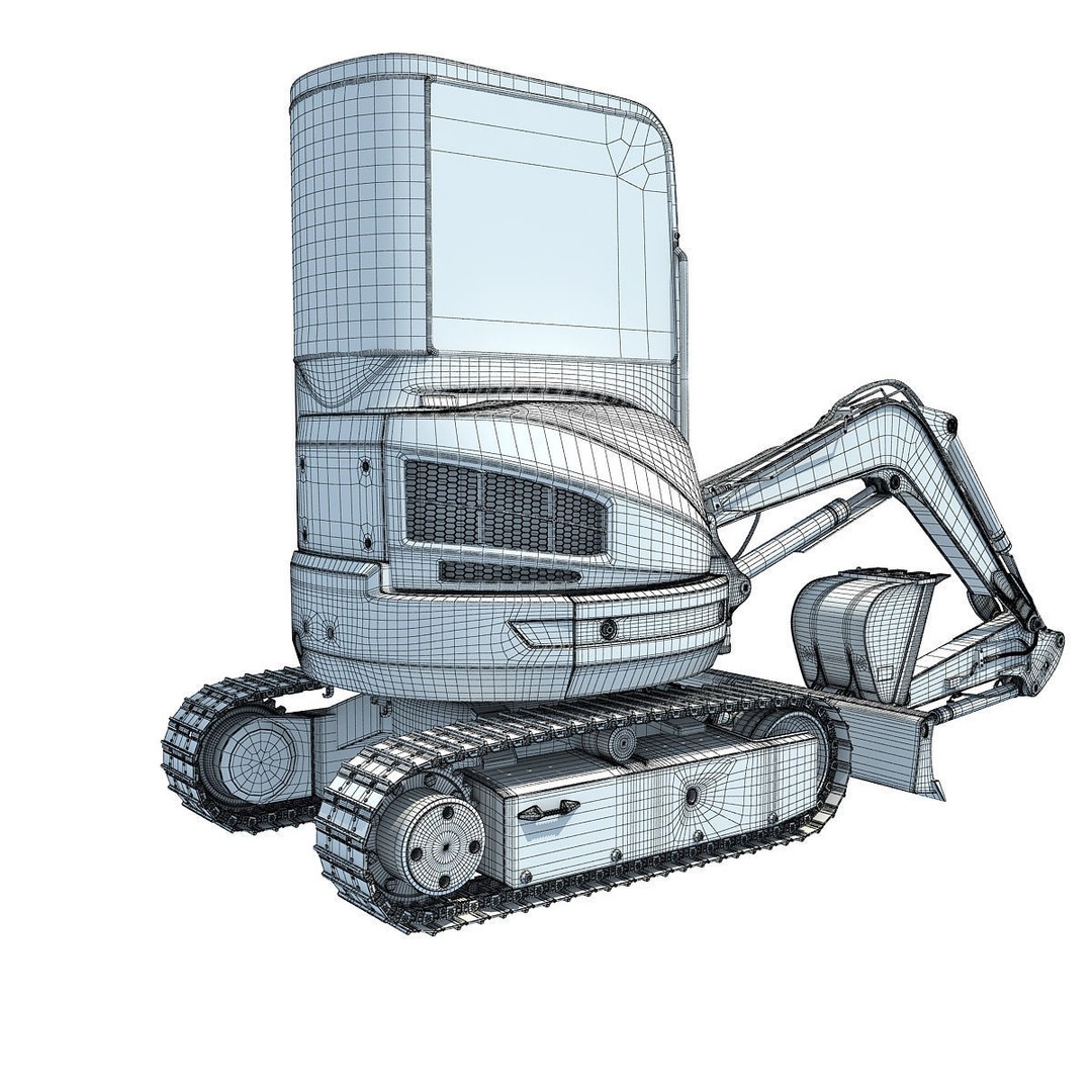 Public Works 3D Models – Realistic Industrial Vehicles, FBX, OBJ