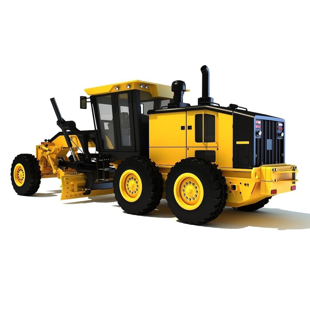Public Works 3D Models – Realistic Industrial Vehicles, FBX, OBJ - View 15