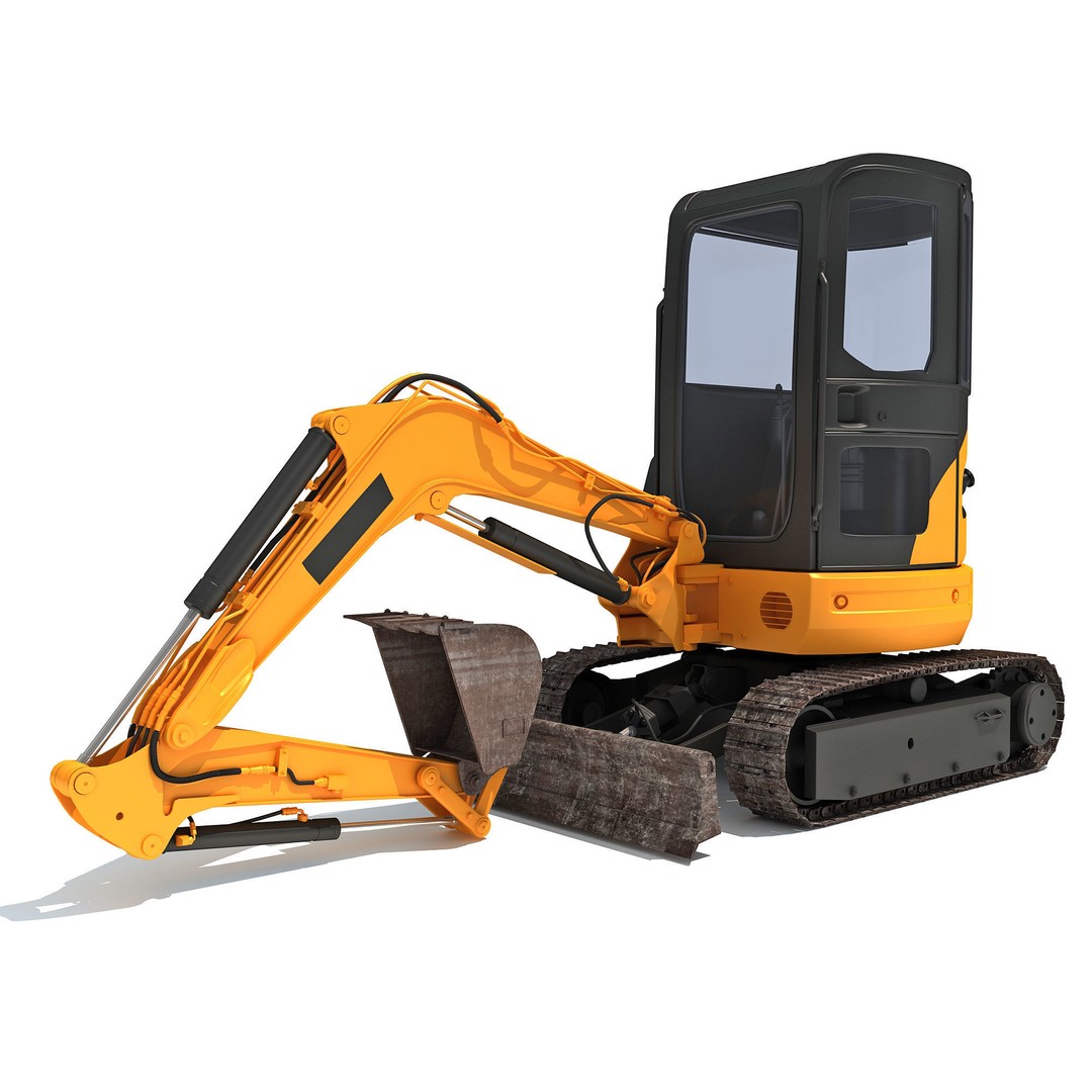 Public Works 3D Models – Realistic Industrial Vehicles, FBX, OBJ - View 28