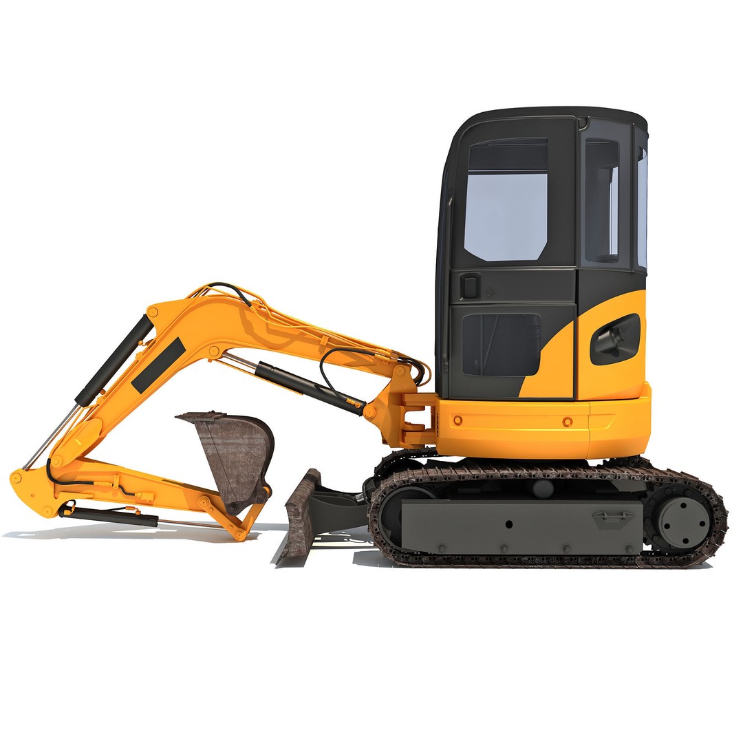 Public Works 3D Models – Realistic Industrial Vehicles, FBX, OBJ - View 29