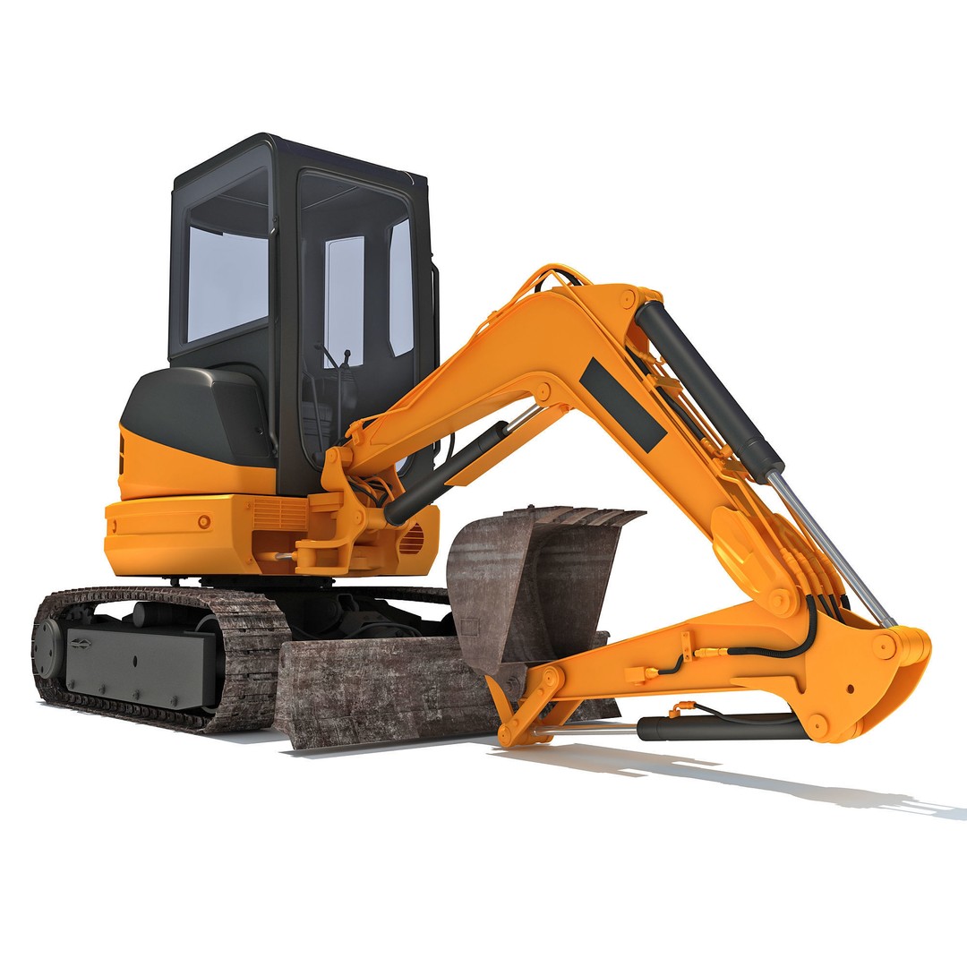 Public Works 3D Models – Realistic Industrial Vehicles, FBX, OBJ - View 31