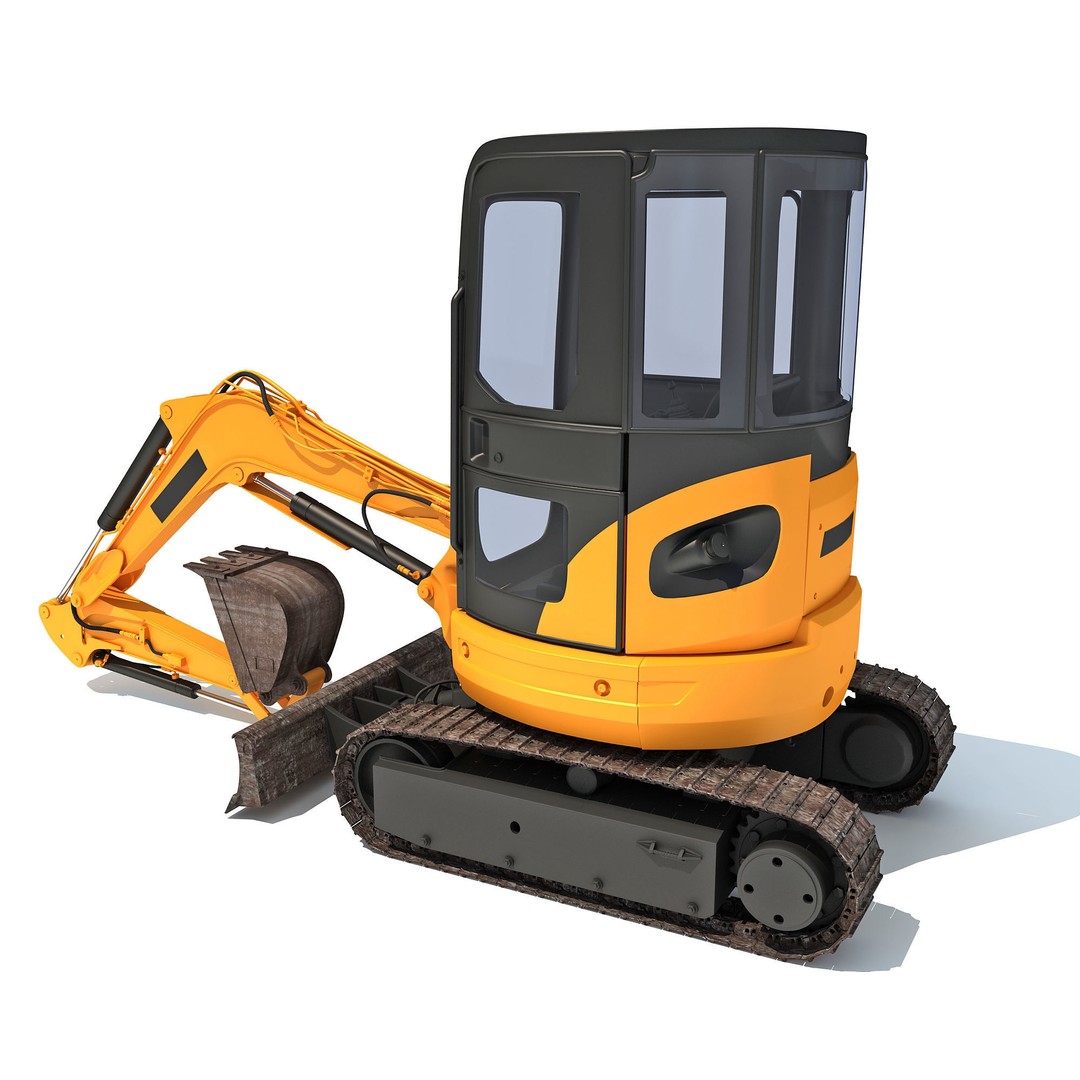 Public Works 3D Models – Realistic Industrial Vehicles, FBX, OBJ - View 32