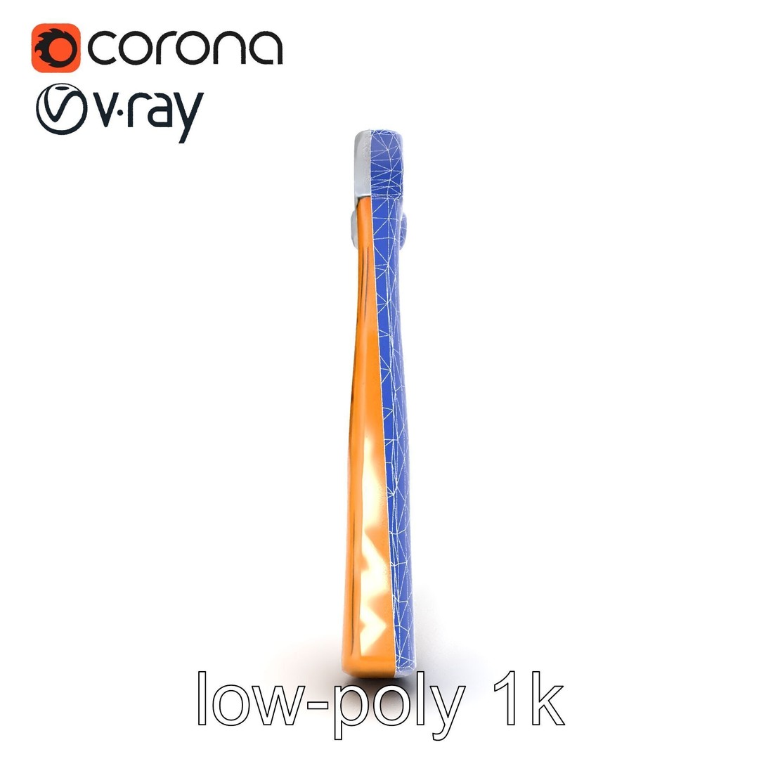 Claw Hammer 3D Model – Low Poly Tool Asset, FBX & PBR Textures - View 20
