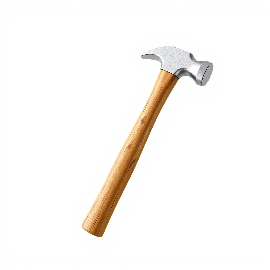 Claw Hammer 3D Model – Low Poly Tool Asset, FBX & PBR Textures - View 5
