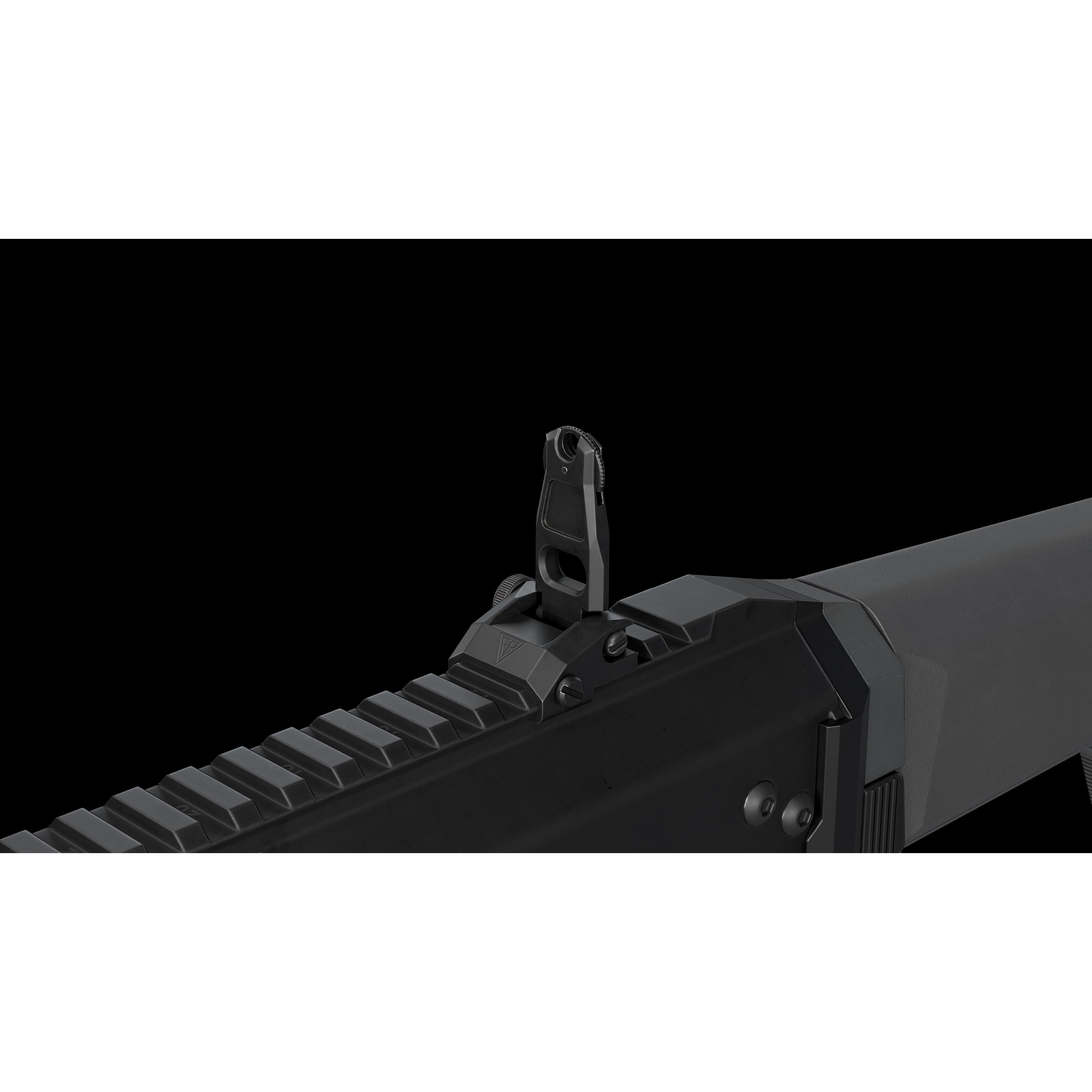 MSBS GROT Modular Assault Rifle - Low-Poly Game-Ready 3D Model - View 28