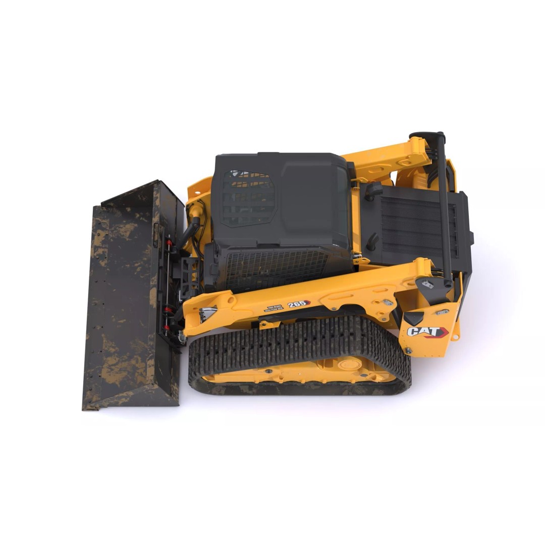 CAT Compact Track Loader 265 3D Model – High Poly PBR Asset, FBX, OBJ - View 21