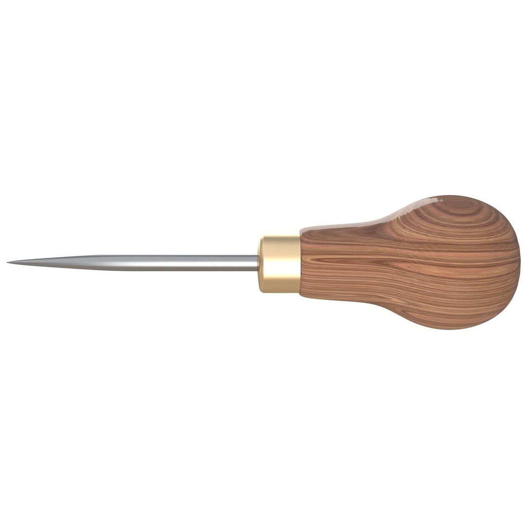 Awl Tool 3D Model – High Poly PBR Asset, FBX, OBJ, Blender - View 5