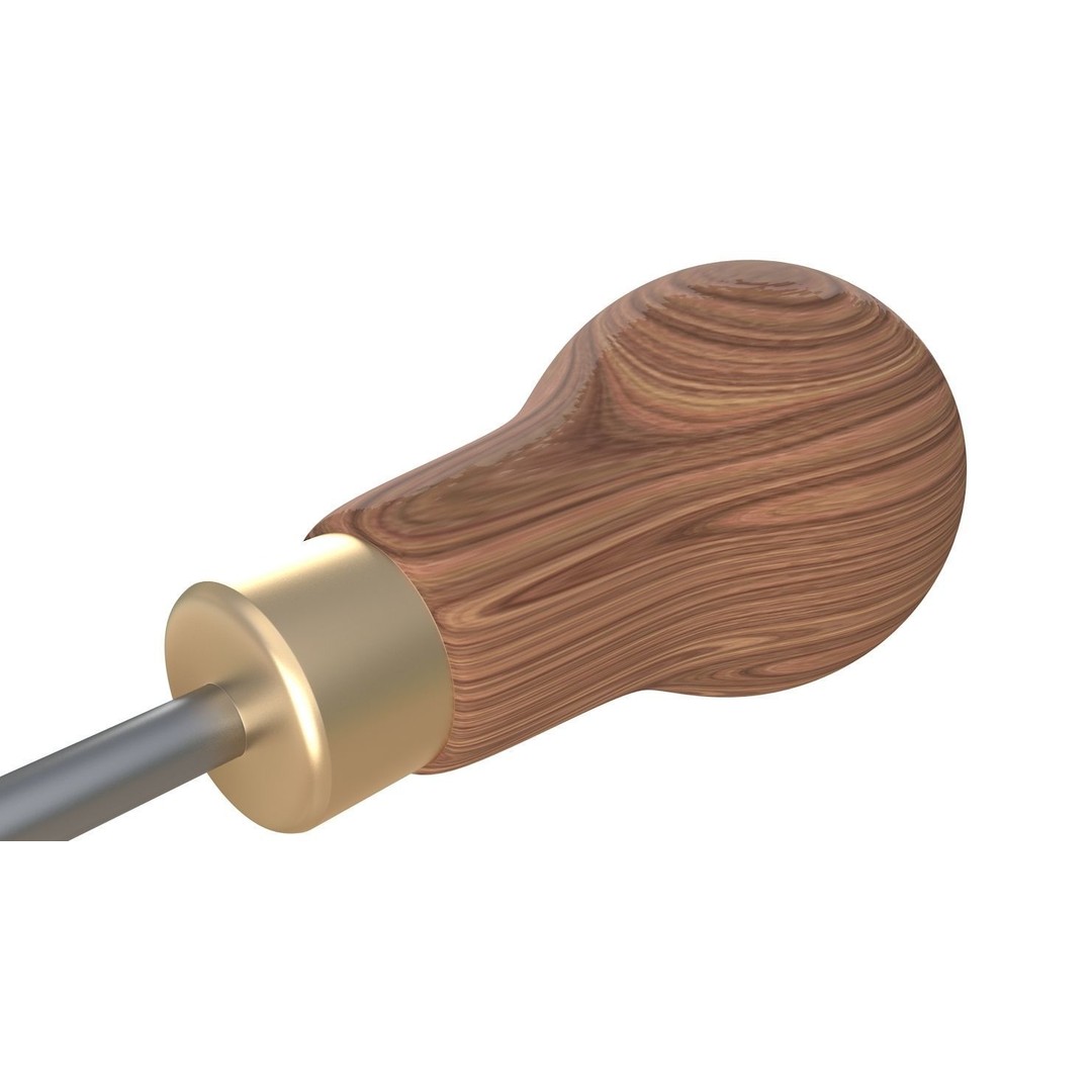 Awl Tool 3D Model – High Poly PBR Asset, FBX, OBJ, Blender - View 6