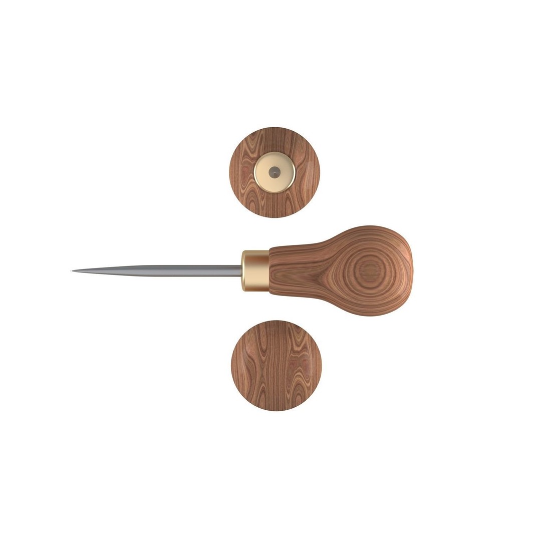 Awl Tool 3D Model – High Poly PBR Asset, FBX, OBJ, Blender - View 8