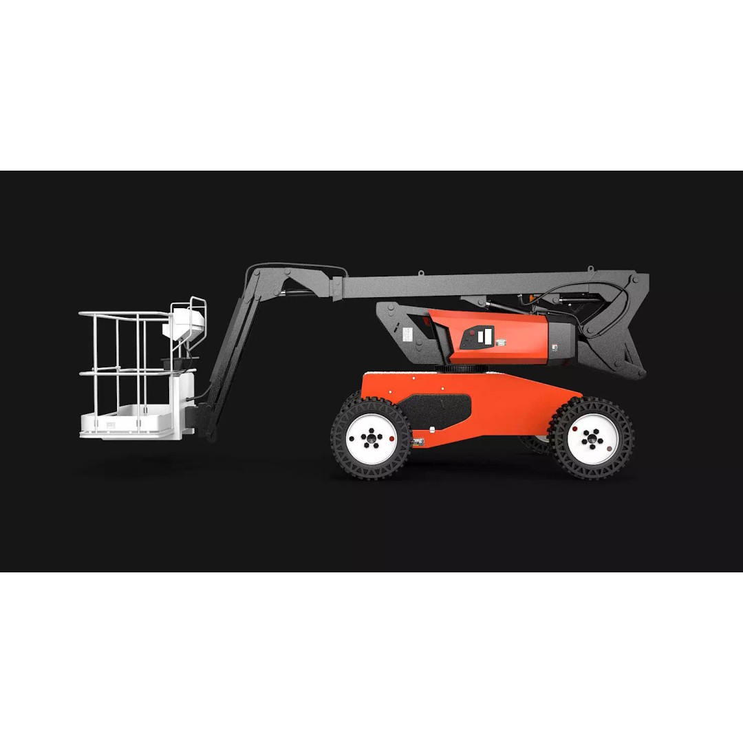 Aerial Work Platform 3D Model – High Poly Industrial Vehicle, FBX, 3ds Max - View 3