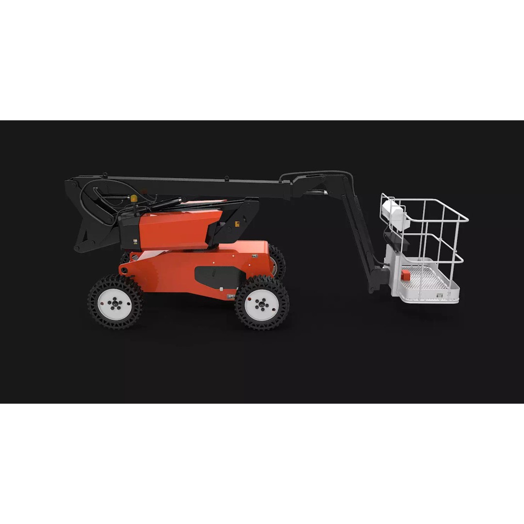 Aerial Work Platform 3D Model – High Poly Industrial Vehicle, FBX, 3ds Max - View 6