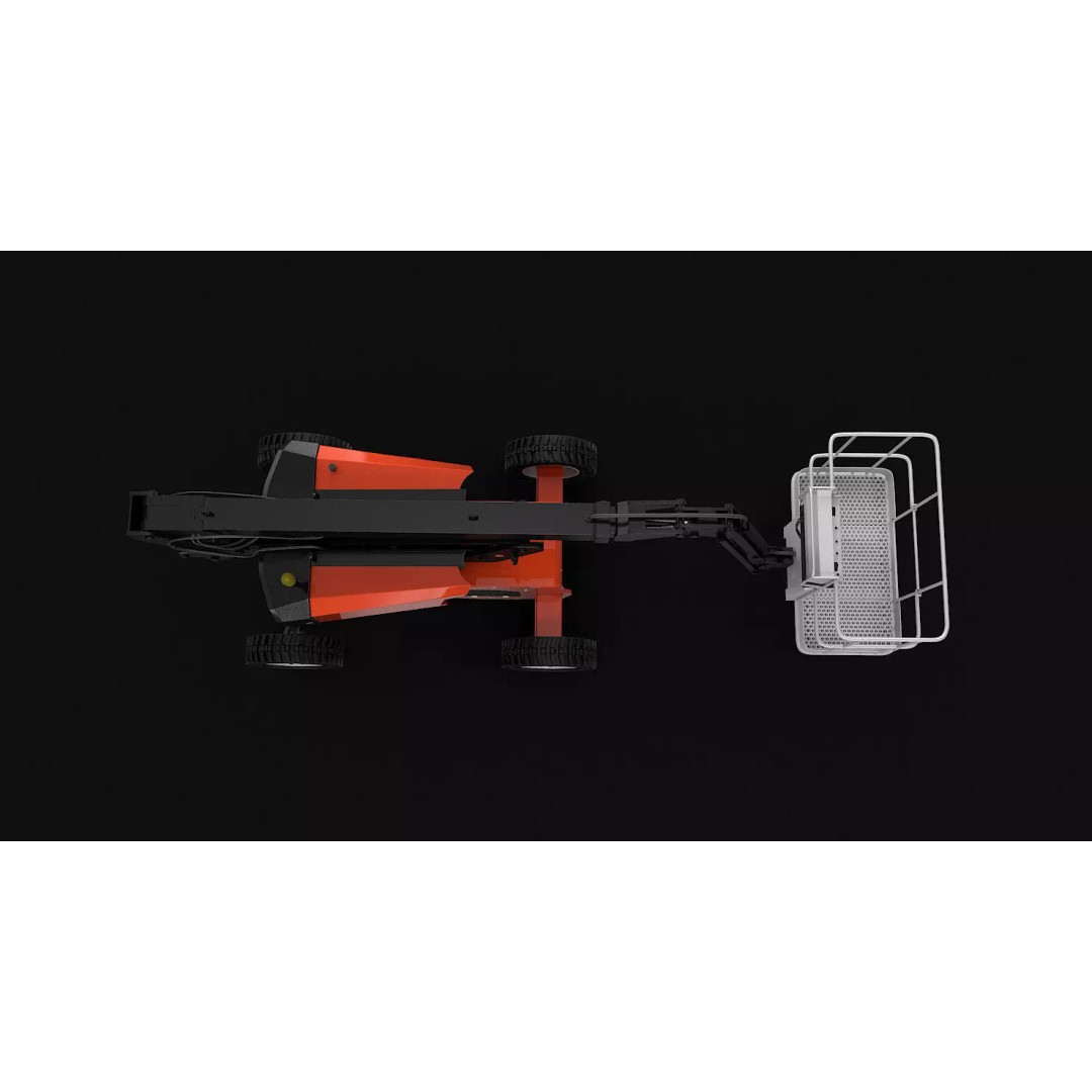 Aerial Work Platform 3D Model – High Poly Industrial Vehicle, FBX, 3ds Max - View 9