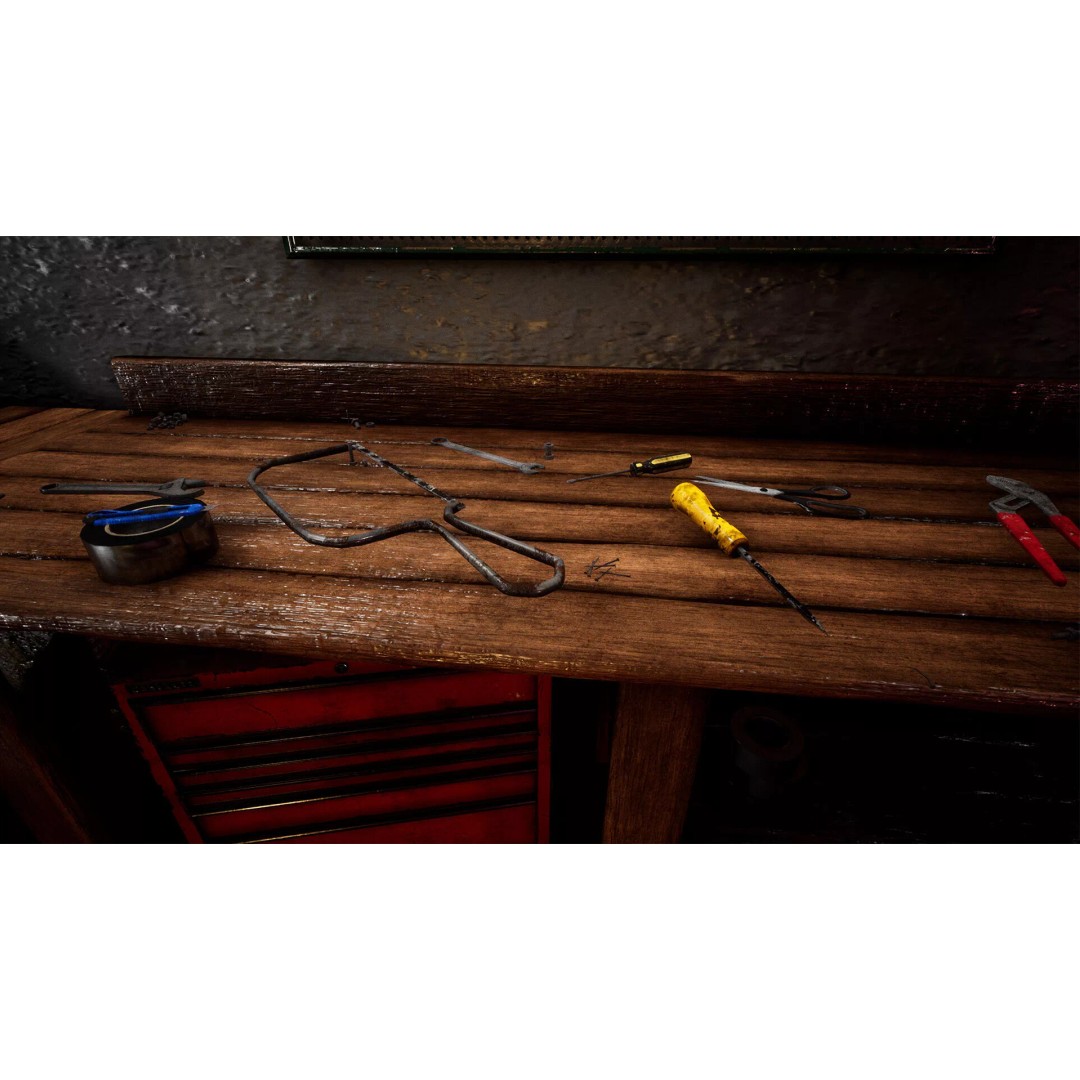 Workbench Props 3D Model – Low Poly Industrial Assets, FBX - View 10