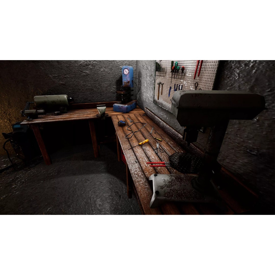 Workbench Props 3D Model – Low Poly Industrial Assets, FBX - View 7