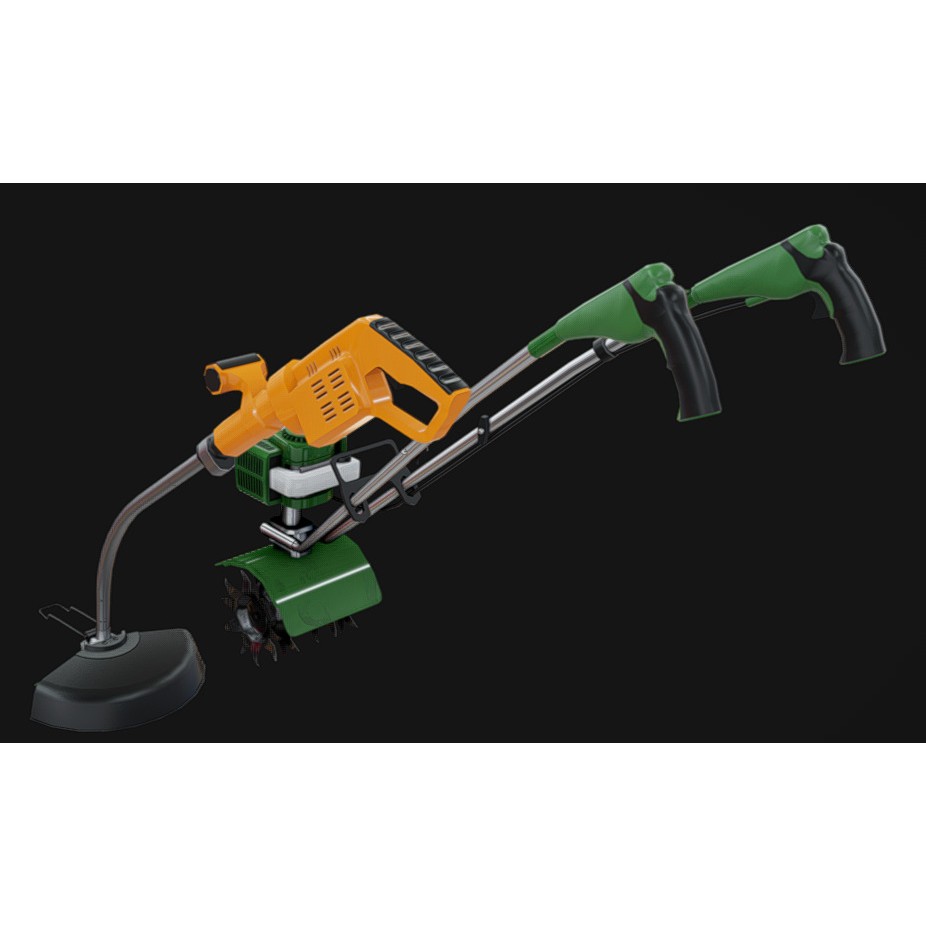Gardening Tool Pack 3D Model – Low Poly PBR Asset, FBX & Blender - View 11
