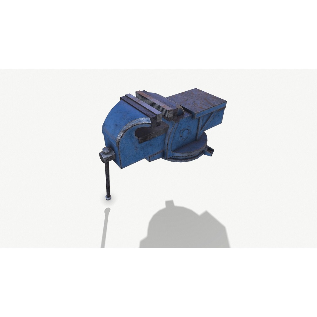Set of Tools 3D Model – Low Poly Game Asset, FBX, PBR Textures - View 12