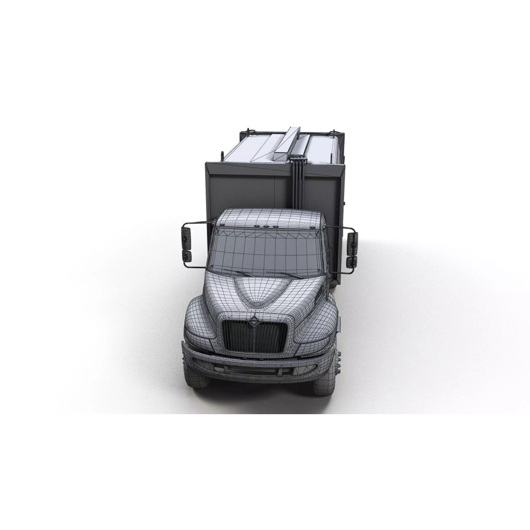 Durastar Refuse Truck 3D Model – Low-Poly Game Asset, FBX, PBR - View 18