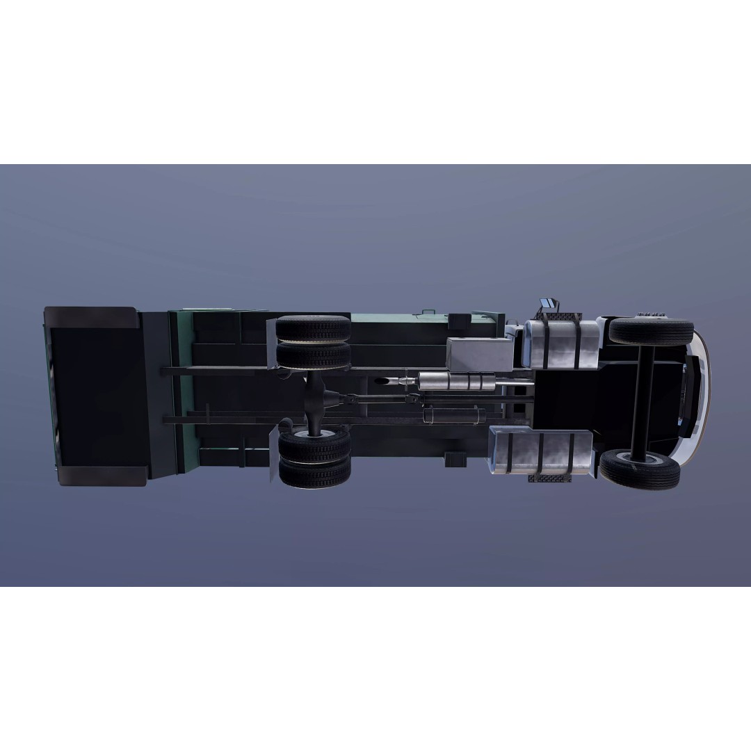 Durastar Refuse Truck 3D Model – Low-Poly Game Asset, FBX, PBR - View 28