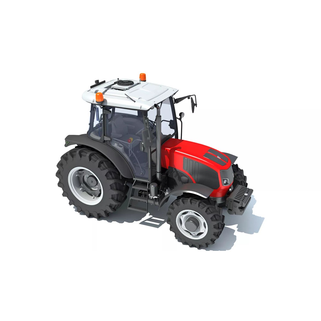 Ursus Tractor 3D Model – High Poly Game Asset, OBJ, FBX, PBR - View 10